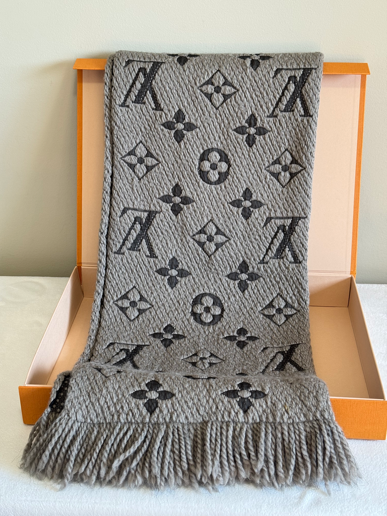 LV Scarf Dark Grey