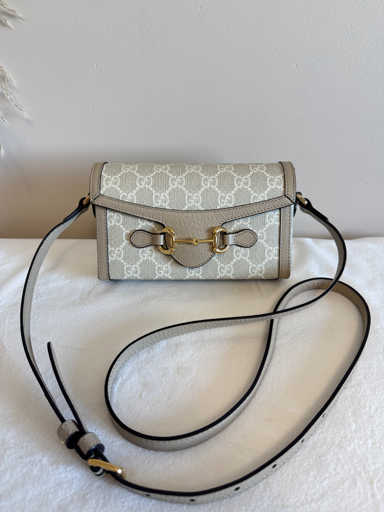 Gucci Horsebit 1955 Mini (Beige)
